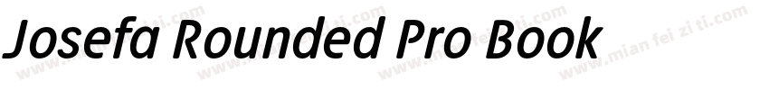 Josefa Rounded Pro Book字体转换